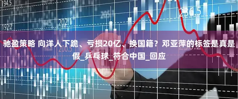 驰盈策略 向洋人下跪、亏损20亿、换国籍？邓亚萍的标签是真是假_乒乓球_符合中国_回应